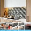 image:imageArt3d 10Sheet Peel and Stick Backsplash Tile for Kitchen Bathroom Fireplace Laundry Room in Distressed WoodDistressed Wood