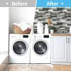 image:imageArt3d 10Sheet Peel and Stick Backsplash Tile for Kitchen Bathroom Fireplace Laundry Room in Distressed WoodDistressed Wood