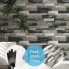 image:imageArt3d 10Sheet Peel and Stick Backsplash Tile for Kitchen Bathroom Fireplace Laundry Room in Distressed WoodDistressed Wood