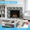 image:imageArt3d 10Sheet Peel and Stick Backsplash Tile for Kitchen Bathroom Fireplace Laundry Room in Distressed WoodDistressed Wood