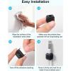 image:imageArt3d 8 Pack Magnetic Cable Clips Black Cable Management Accessories Cord Smooth Adjustable amp Adhesive Backing Cord Organizer for Office Home Organization Desk Wall Nightstand Phone CarBlack