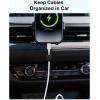 image:imageArt3d 8 Pack Magnetic Cable Clips Black Cable Management Accessories Cord Smooth Adjustable amp Adhesive Backing Cord Organizer for Office Home Organization Desk Wall Nightstand Phone CarBlack