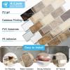 image:imageArt3d Peel and Stick Black with Silver Grout Wall Tiles  10Pack of 12 x12 Thickened Design Backsplash SelfAdhesive Tile for Kitchen amp Bathroom DecorYellow Jasper