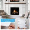 image:imageArt3d Peel and Stick Black with Silver Grout Wall Tiles  10Pack of 12 x12 Thickened Design Backsplash SelfAdhesive Tile for Kitchen amp Bathroom DecorWhite Stone Marble