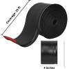 image:imageArt3d 20ft Vinyl Wall Baseboard Trim Peel and Stick for Wall Edges Furniture Decoration Wall Molding Trim BlackBaseboard Matt Black