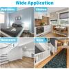 image:imageArt3d 20ft Vinyl Wall Baseboard Trim Peel and Stick for Wall Edges Furniture Decoration Wall Molding Trim BlackBaseboard Matt Black