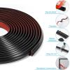 image:imageArt3d 20ft Vinyl Wall Baseboard Trim Peel and Stick for Wall Edges Furniture Decoration Wall Molding Trim BlackMolding Trim Black