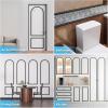 image:imageArt3d 20ft Vinyl Wall Baseboard Trim Peel and Stick for Wall Edges Furniture Decoration Wall Molding Trim BlackMolding Trim Black