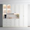 image:imageArt3d 20ft Vinyl Wall Baseboard Trim Peel and Stick for Wall Edges Furniture Decoration Wall Molding Trim BlackMolding Trim White