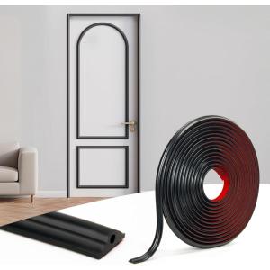 image:imageArt3d 20ft Vinyl Wall Baseboard Trim Peel and Stick for Wall Edges Furniture Decoration Wall Molding Trim BlackMolding Trim Black