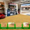 image:imageArt3d 6 Pack 24 x 24 EVA Interlocking Exercise Mats 12 Thick Foam Puzzle Flooring for Workout Gym Equipments Training Areas 24 SqFT BlackTeak