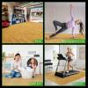 image:imageArt3d 6 Pack 24 x 24 EVA Interlocking Exercise Mats 12 Thick Foam Puzzle Flooring for Workout Gym Equipments Training Areas 24 SqFT BlackTeak