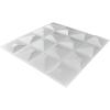 image:imageArt3d 100 Pack Decorative 3D Wall Panels 97 SqFeet PVC Interior Wall Dcor 118x118 BlackDynamic Cubes