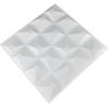 image:imageArt3d 100 Pack Decorative 3D Wall Panels 97 SqFeet PVC Interior Wall Dcor 118x118 BlackDynamic Cubes