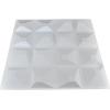 image:imageArt3d 100 Pack Decorative 3D Wall Panels 97 SqFeet PVC Interior Wall Dcor 118x118 BlackDynamic Cubes