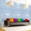 image:imageArt3d 100 Pack Decorative 3D Wall Panels 97 SqFeet PVC Interior Wall Dcor 118x118 BlackStar Fusion