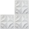 image:imageArt3d 100 Pack Decorative 3D Wall Panels 97 SqFeet PVC Interior Wall Dcor 118x118 BlackStar Fusion