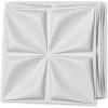 image:imageArt3d 100 Pack Decorative 3D Wall Panels 97 SqFeet PVC Interior Wall Dcor 118x118 BlackWhite