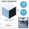 image:imageArt3d 10Pack Hexagon Peel and Stick Flooring Tile Marble Look Self Adhesive Waterproof Vinyl Floor Tile for Living Room Kitchen Bathroom Bedroom 118 x 102 White MarbleBlueBlackWhite