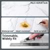 image:imageArt3d Peel and Stick Floor Tile 60Pack 12 x 12in Covers 60 Sqft Waterproof Vinyl Flooring Tiles Self Adhesive for Kitchen Bathroom amp Bedroom  Gray MarbleBlackWhite Marble