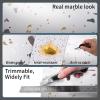 image:imageArt3d Peel and Stick Floor Tile 60Pack 12 x 12in Covers 60 Sqft Waterproof Vinyl Flooring Tiles Self Adhesive for Kitchen Bathroom amp Bedroom  Gray MarbleModern Terrazzo