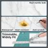 image:imageArt3d Peel and Stick Floor Tile 60Pack 12 x 12in Covers 60 Sqft Waterproof Vinyl Flooring Tiles Self Adhesive for Kitchen Bathroom amp Bedroom  Gray MarbleWhiteBeige Marble