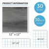 image:imageArt3d Peel and Stick Vinyl Floor Tiles 10Pack 12 x 12 inch Self Adhesive Waterproof Flooring Wood Planks for Kitchen Dining Room Bedrooms Cover 10 Sq Ft Taupe AshGrey Oak