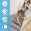 image:imageArt3d Stair Treads for Wooden Steps 15Pcs 8 X 30 X 03 Non Slip Stair Runner Rugs with Reusable Adhesive for Elders Kids and Dogs Machine Washable Peel and Stick Stair Treads Carpet BlackGray
