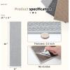 image:imageArt3d Stair Treads for Wooden Steps 15Pcs 8 X 30 X 03 Non Slip Stair Runner Rugs with Reusable Adhesive for Elders Kids and Dogs Machine Washable Peel and Stick Stair Treads Carpet BlackGray