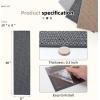 image:imageArt3d Stair Treads for Wooden Steps 15Pcs 8 X 30 X 03 Non Slip Stair Runner Rugs with Reusable Adhesive for Elders Kids and Dogs Machine Washable Peel and Stick Stair Treads Carpet BlackBlack