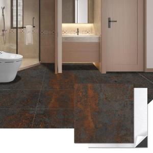 image:imageArt3d Peel and Stick Floor Tile 60Pack 12 x 12in Covers 60 Sqft Waterproof Vinyl Flooring Tiles Self Adhesive for Kitchen Bathroom amp Bedroom  Gray MarbleRust Granite