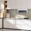 image:imageArt3d 10Pack HeavyDuty Peel and Stick Backsplash 12x12 Inch SelfAdhesive Wall Tile Stick on Kitchen Countertop SandstoneBeige and White