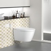 image:imageArt3d 10Pack HeavyDuty Peel and Stick Backsplash 12x12 Inch SelfAdhesive Wall Tile Stick on Kitchen Countertop SandstoneBeige and White