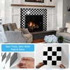 image:imageArt3d 10Pack HeavyDuty Peel and Stick Backsplash 12x12 Inch SelfAdhesive Wall Tile Stick on Kitchen Countertop SandstoneBlackWhite