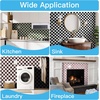 image:imageArt3d 10Pack HeavyDuty Peel and Stick Backsplash 12x12 Inch SelfAdhesive Wall Tile Stick on Kitchen Countertop SandstoneBlackWhite