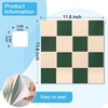 image:imageArt3d 10Pack HeavyDuty Peel and Stick Backsplash 12x12 Inch SelfAdhesive Wall Tile Stick on Kitchen Countertop SandstoneDarkgreen and Warm White