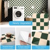 image:imageArt3d 10Pack HeavyDuty Peel and Stick Backsplash 12x12 Inch SelfAdhesive Wall Tile Stick on Kitchen Countertop SandstoneDarkgreen and Warm White