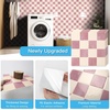 image:imageArt3d 10Pack HeavyDuty Peel and Stick Backsplash 12x12 Inch SelfAdhesive Wall Tile Stick on Kitchen Countertop SandstonePink and Warm White