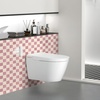 image:imageArt3d 10Pack HeavyDuty Peel and Stick Backsplash 12x12 Inch SelfAdhesive Wall Tile Stick on Kitchen Countertop SandstonePink and Warm White