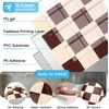 image:imageArt3d 10Pack HeavyDuty Peel and Stick Backsplash 12x12 Inch SelfAdhesive Wall Tile Stick on Kitchen Countertop SandstoneRedbrown and Warm White