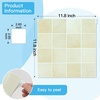 image:imageArt3d 10Pack HeavyDuty Peel and Stick Backsplash 12x12 Inch SelfAdhesive Wall Tile Stick on Kitchen Countertop SandstoneSandstone