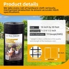 image:imageBlack Hardware Cloth 12 inch 48 x 100ft PVC Coated Wire Mesh Vinyl Coated Fence Welded Metal Chicken Wire Fencing Roll Garden Plant Fencing for Chicken Coop and Home ImprovementBlack