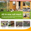 image:imageBlack Hardware Cloth 12 inch 48 x 100ft PVC Coated Wire Mesh Vinyl Coated Fence Welded Metal Chicken Wire Fencing Roll Garden Plant Fencing for Chicken Coop and Home ImprovementBlack
