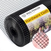 image:imageBlack Hardware Cloth 12 inch 48 x 100ft PVC Coated Wire Mesh Vinyl Coated Fence Welded Metal Chicken Wire Fencing Roll Garden Plant Fencing for Chicken Coop and Home ImprovementBlack