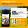 image:imageBlack Hardware Cloth 12 inch 48 x 100ft PVC Coated Wire Mesh Vinyl Coated Fence Welded Metal Chicken Wire Fencing Roll Garden Plant Fencing for Chicken Coop and Home ImprovementBlack