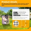 image:imageBlack Hardware Cloth 12 inch 48 x 100ft PVC Coated Wire Mesh Vinyl Coated Fence Welded Metal Chicken Wire Fencing Roll Garden Plant Fencing for Chicken Coop and Home ImprovementBlack