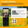 image:imageBlack Hardware Cloth 12 inch 48 x 100ft PVC Coated Wire Mesh Vinyl Coated Fence Welded Metal Chicken Wire Fencing Roll Garden Plant Fencing for Chicken Coop and Home ImprovementBlack