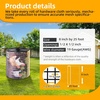 image:imageBlack Hardware Cloth 12 inch 48 x 100ft PVC Coated Wire Mesh Vinyl Coated Fence Welded Metal Chicken Wire Fencing Roll Garden Plant Fencing for Chicken Coop and Home ImprovementBlack