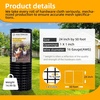 image:imageBlack Hardware Cloth 12 inch 48 x 100ft PVC Coated Wire Mesh Vinyl Coated Fence Welded Metal Chicken Wire Fencing Roll Garden Plant Fencing for Chicken Coop and Home ImprovementBlack