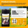 image:imageBlack Hardware Cloth 12 inch 48 x 100ft PVC Coated Wire Mesh Vinyl Coated Fence Welded Metal Chicken Wire Fencing Roll Garden Plant Fencing for Chicken Coop and Home ImprovementBlack